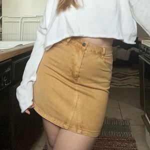 guess denim mini skirt